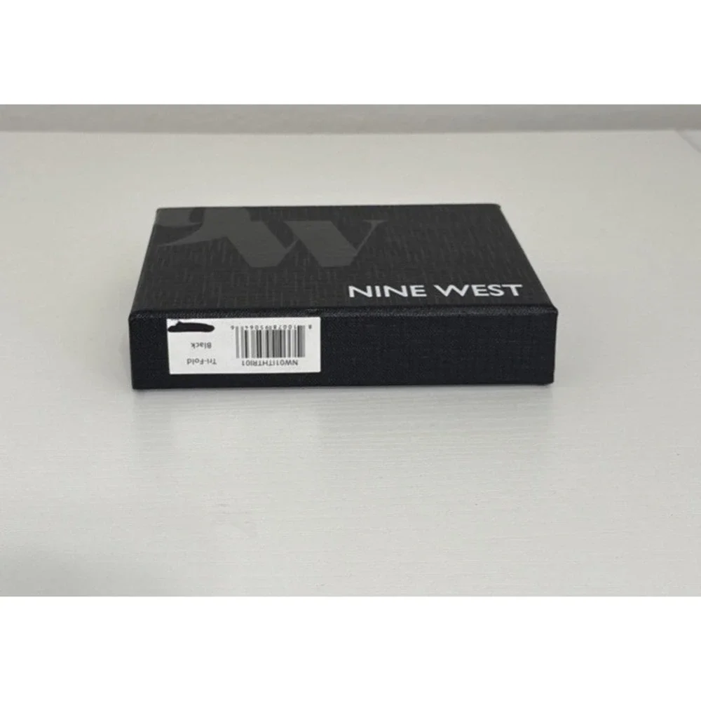 NINE WEST Tri-Fold Wallet Eco‎ Friendly With RFID Identity Protection Men's Gift